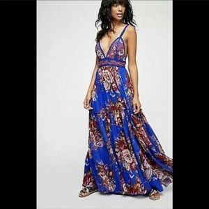 Free People Manarola floral maxi dress